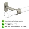 GIRASOLE HOME® Adjustable Curtain Pole Bracket, 2 Pack Heavy Duty