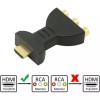HDMI Male to 3 RCA Female Composite AV Video Audio