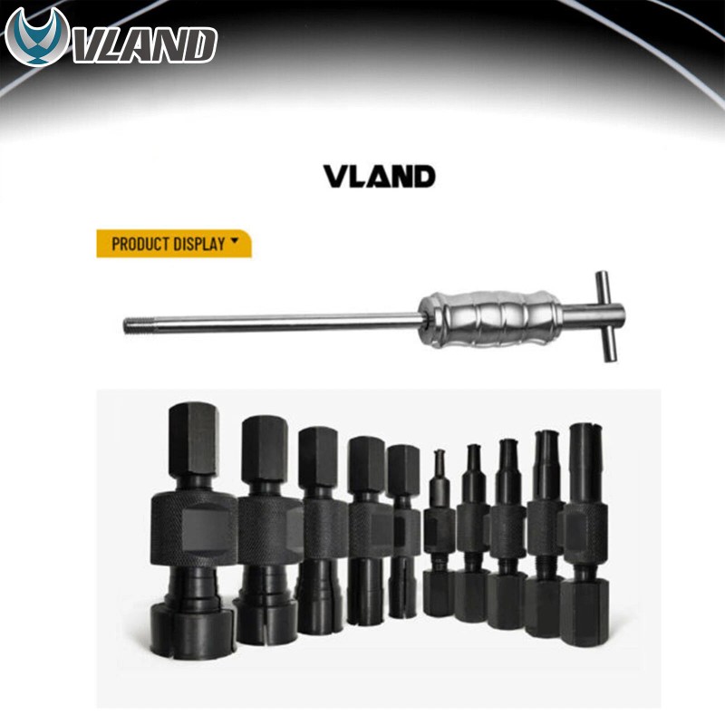 VLAND 9 pc Internal Bearing Puller Kit Slide Hammer Remover