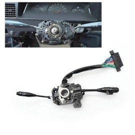 FZJDSD 8431010230 Turn Signal Combination Switch Compatible with Toyota Pickup 1979 1980 1981 Replace 8431010231 Steering Wheel Turn Signal Headlight Wiper Switch Assembly