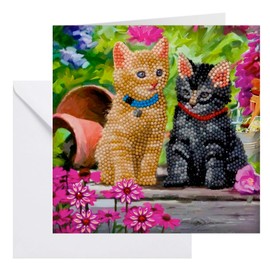 Craft Buddy Crystal Art CCK-A53 Sloth, 18 x 18 cm, Crystal Art Card, Multi-Coloured