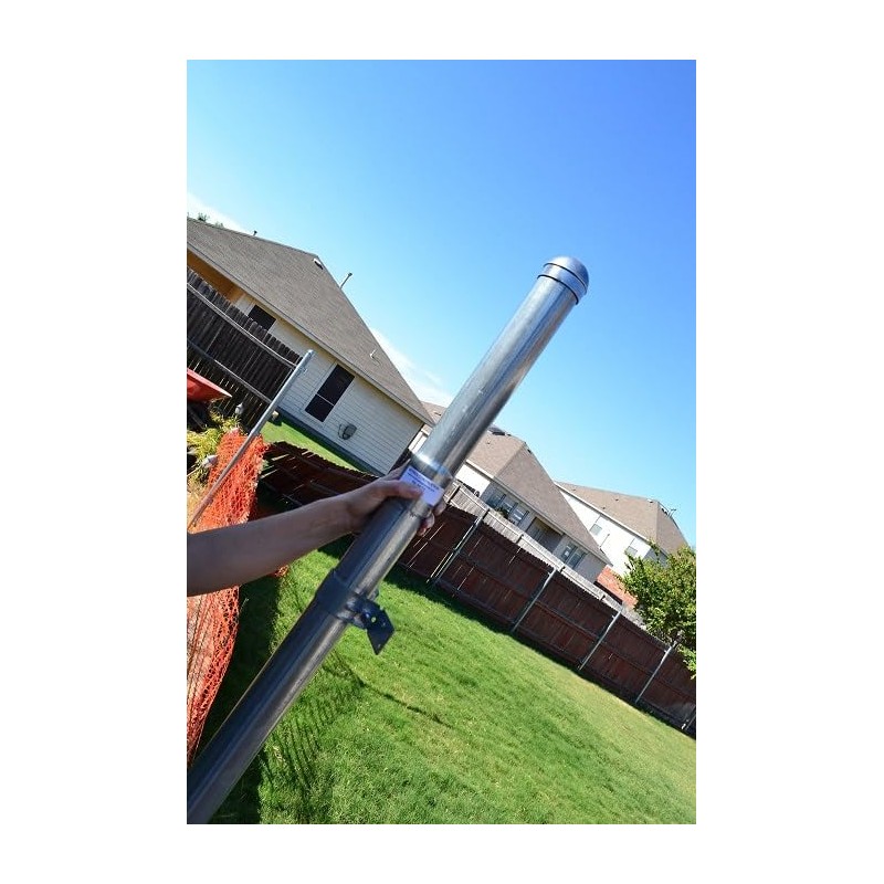 Fence Post Extender. Choose Color: Silver, Black, Green. Choose Size: