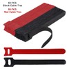 Ssiyiya 100PCS Cable Ties Reusable, Adjustable Nylon Reusable Cable Ties