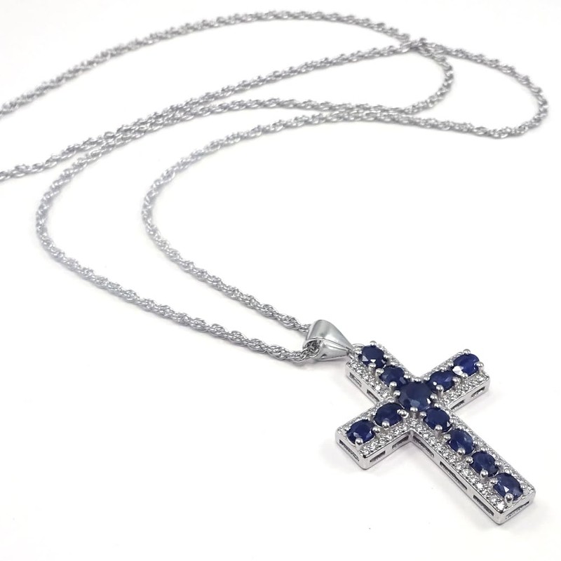 [You and Me Jewelry Box] SV Cross Necklace Pendant Top