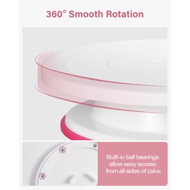 Kootek 230PCs Cake Decorating Kits, Baking Supplies Tools with Cake Stand Turntable, Piping Bags and Tips, Cake Leveler, Frosting Icing Spatulas & More Accessories for Cake Cupcake Decorations