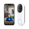 Noorio 3K Doorbell Camera Wireless No Subscription,16GB Local Storage, Motion