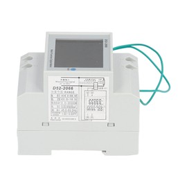 AC Voltage Current Power Meter Rail Type Monitor LCD Ammeter Voltmeter Multimeter D52‑2066 40.0‑300.0V 0-45000W