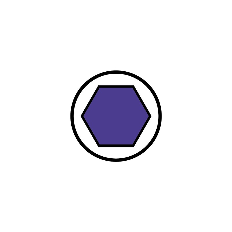 Hafu Hex Allen Key ISO2936, 200-040-01