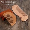 2 Pieces Wooden Combs Massage Combs Mini Combs Household Combs