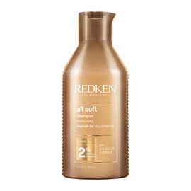 REDKEN- Shampoo All Soft |Shampoo hidratante para cabello seco y quebradizo | Proporciona hidratación profunda desde la raíz hasta la puntas |Formulado con Aceite de Argán| 300ml
