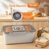 ANYPROLUS Bread Box Stainless Steel Bread Storage for Homemade Bread,