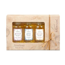 Body Oil Set - Kit de Aceites Masaje/Hidratación de Aromaterapia Caja de 3 x 60 ml c/u