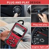 410red-OBD2 Scanner Diagnostic Tool - Quickly Erase Engine Light Fault