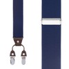 Y Back Mens Suspenders, with 6 Strong Clips Wide Adjustable