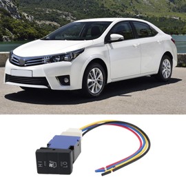 SING F LTD DC12V-24V Dashboard Control Seat Ventilation Cooling Switch Button Compatible with Toyota Compatible with Mitsubishi