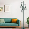 Dimmable Industrial Floor Lamps for Living Room, Green Tree Standing