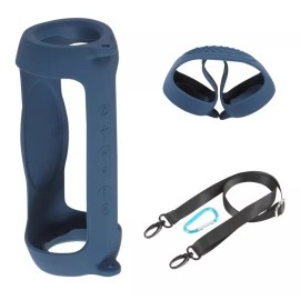 Estuchelandia Funda Silicona Uso Rudo Jbl Charge 5 Con Gancho Y Correa