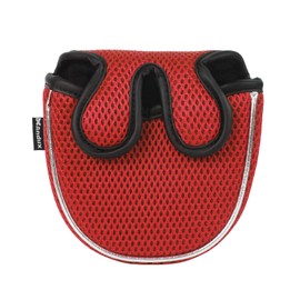 Andux Mallet Putter Cover Golf Putter Head Covers for Center Shaft Putter Red MT/TG16, semicircle