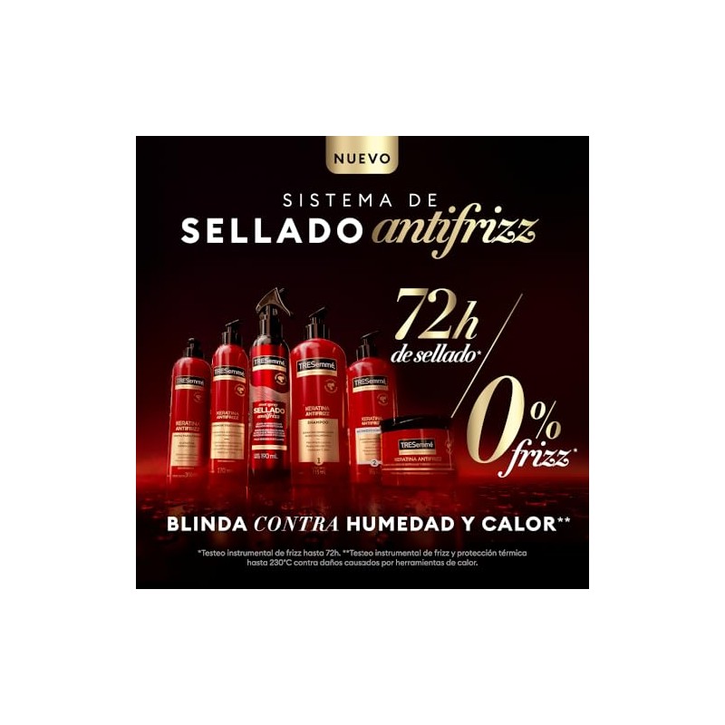 TRESemmé Sérum para Cabello Keratina Antifrizz con Protección Térmica, 170mL