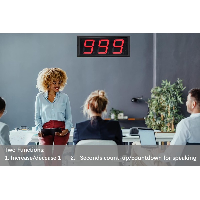 Ledbrigym Digital Lap Counter 4 Inch Up Down with Switch