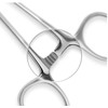 Curved Edge Surgical Forceps - 5.5 Inch Stainless Steel Hemostat