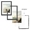 Frametory, 5x7 Floating Picture Frame - Metal Photo Frame -