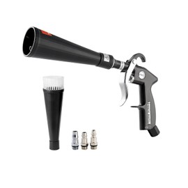 VEVOR Car Cleaning Gun, 6-9.2 Bar High-Pressure Air Blow Gun with 2 Set Nozzles, 360° Rotating Nozzle for Complete Cleaning, Quickly Blasts Dirt and Dust from Surface, Work with 1/4 NPT Air Compressor