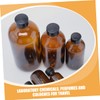 Alipis 4Pcs Bottle Amber Storage Bottles with Screw Caps for