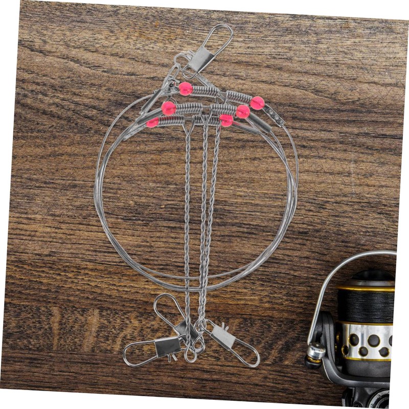 BESPORTBLE 5sets Fishing Wire Leader Rigs Hook Prevents Group Entanglement