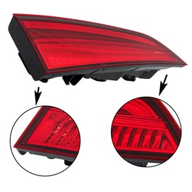 Silscvtt Left Inner Tail Light Replacement for Honda Pilot 2016-2018 Brake Lamp Driver Side HO2802108 34155-TG7-A01