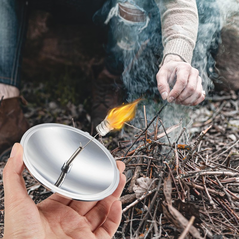 Maitys 2 Pcs Solar Fire Starter Solar Spark Lighter Camping
