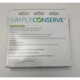 Simply Conserve Window Insulating Kit Indoor 5-Pack 36" x 60" WK64210EF