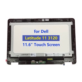 D-KXCPELE New Replacement for Dell Latitude 11 3120 LCD Touch Screen Digitizer with Bezel Assembly 021P46 0G5T5P