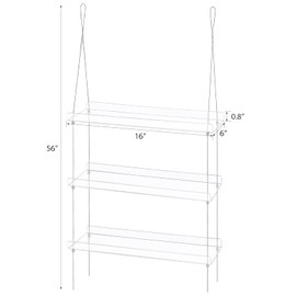 Sumerflos 3-Tier Acrylic Window Boxes Plant Shelves for Windows, Acrylic Hanging Window Plant Shelves, Indoor Windows Wall Hanging Plant Stand Flower Display Shelves