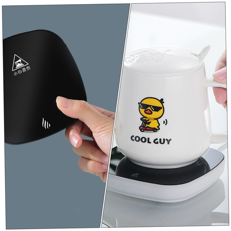 ABOOFAN 1PC USB Heating Coaster Constant Temperature Cup Warmer for
