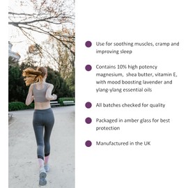 Benatural Essentials All-Natural Magnesium Relief Cream – 100g | Soothes Muscles, Relieves Cramps & Supports Restful Sleep | pH Balanced & Made in the UK