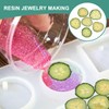 TEHAUX 12pcs Dried Pressed Cucumber Slices for DIY Decor Craft