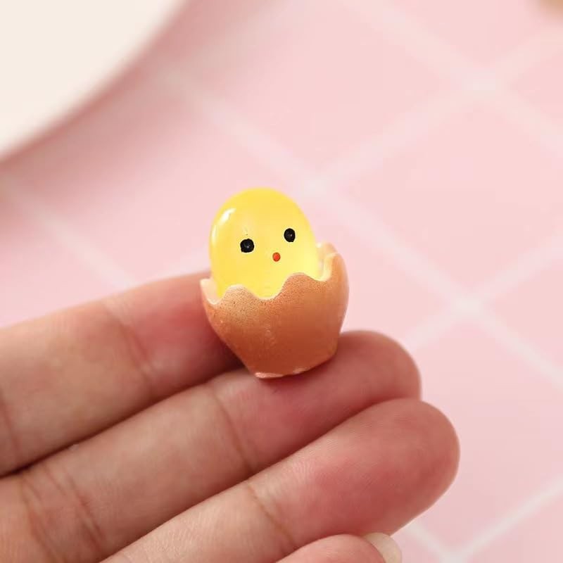 DWUENT 1pcs Easter Hatching Egg Toys - Yellow Mini Chicks