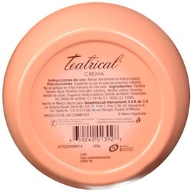 Teatrical Crema Facial Lanolina Rosas Tarro 400g