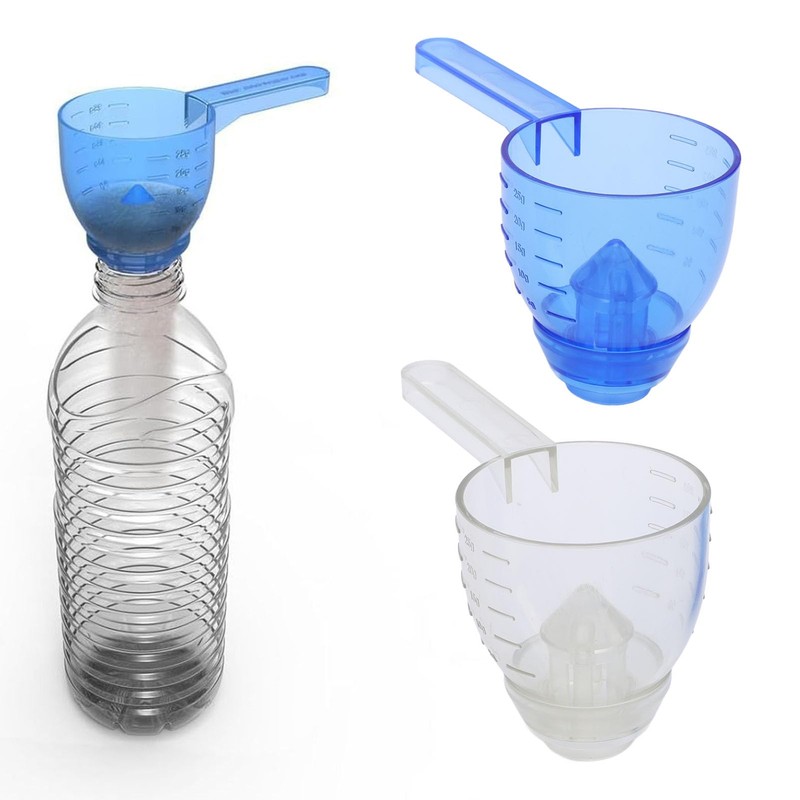 Long Handle Scoop for Measuring Coffee, Convenient Clear Measuring Cup,