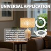 JIEHU 10 Pcs E27 to E14 Lamp Shade Reducing Ring,