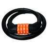 Trimming Shop 4 Digit Combination Cable Lock, 1m/3.2ft Combination Push