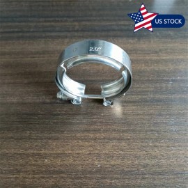 JONJEA 2" Universal Stainless Steel V-Band Clamp for Turbo Downpipe Exhaust Pipe