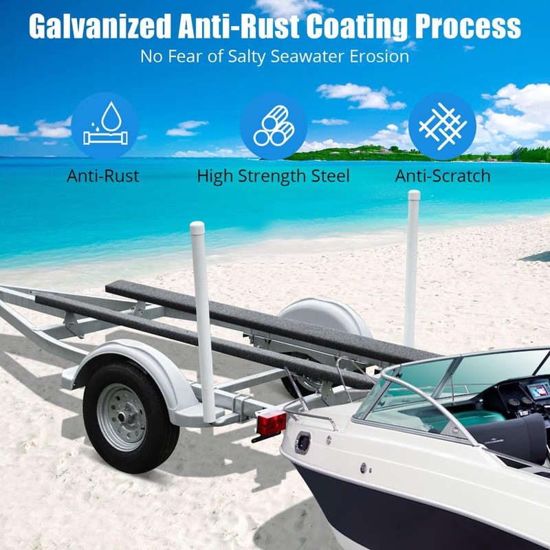40" Adjustable Design Trailer Guide Poles, Trailer Guides with PVC