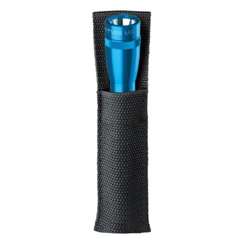 Maglite Mini Incandescent 2-Cell AA Flashlight with Holster, Blue