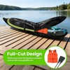 600D Waterproof Full Kayak Cover for 8-10ft Kayak/Canoe/Paddle