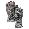 Fish Monkey Gloves Half Finger Guide Gloves, Medium, Grey Water