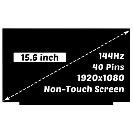 Replacement for Acer Nitro 5 AN515-45 AN515-54 LCD Screen for AN515-55 AN515-58 AN515-58-5046 Display 1920x1080 15.6 inch 40 Pins 144Hz LED Display Digitizer Panel (for Non-Touch Screen Only)