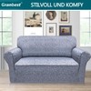 Granbest Stretch Couch Cover, Super Soft Microfibre Armchair Cover, Sofa