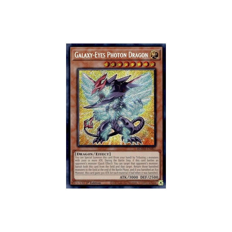 Galaxy-Eyes Photon Dragon - BLMM-EN007 - Secret Rare - 1st